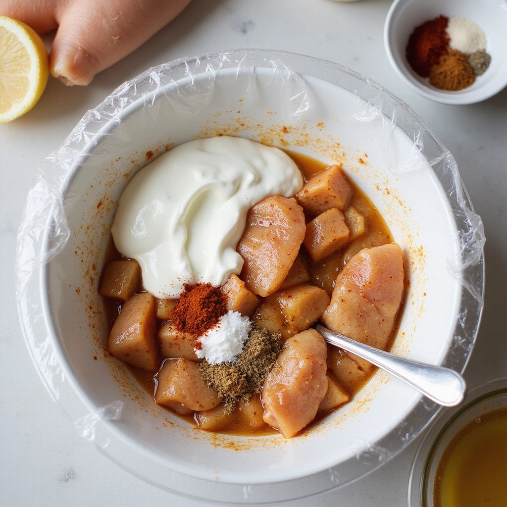 Air Fryer Recipes Chicken Curry Crispy Outside Juicy Inside Step 1 Marinate the Chicken