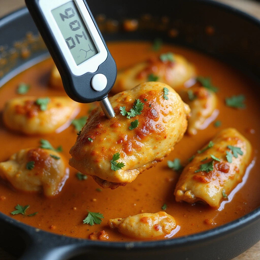 Bone In Chicken Curry Recipes Juicy and Flavorful Step 10 Check for Doneness