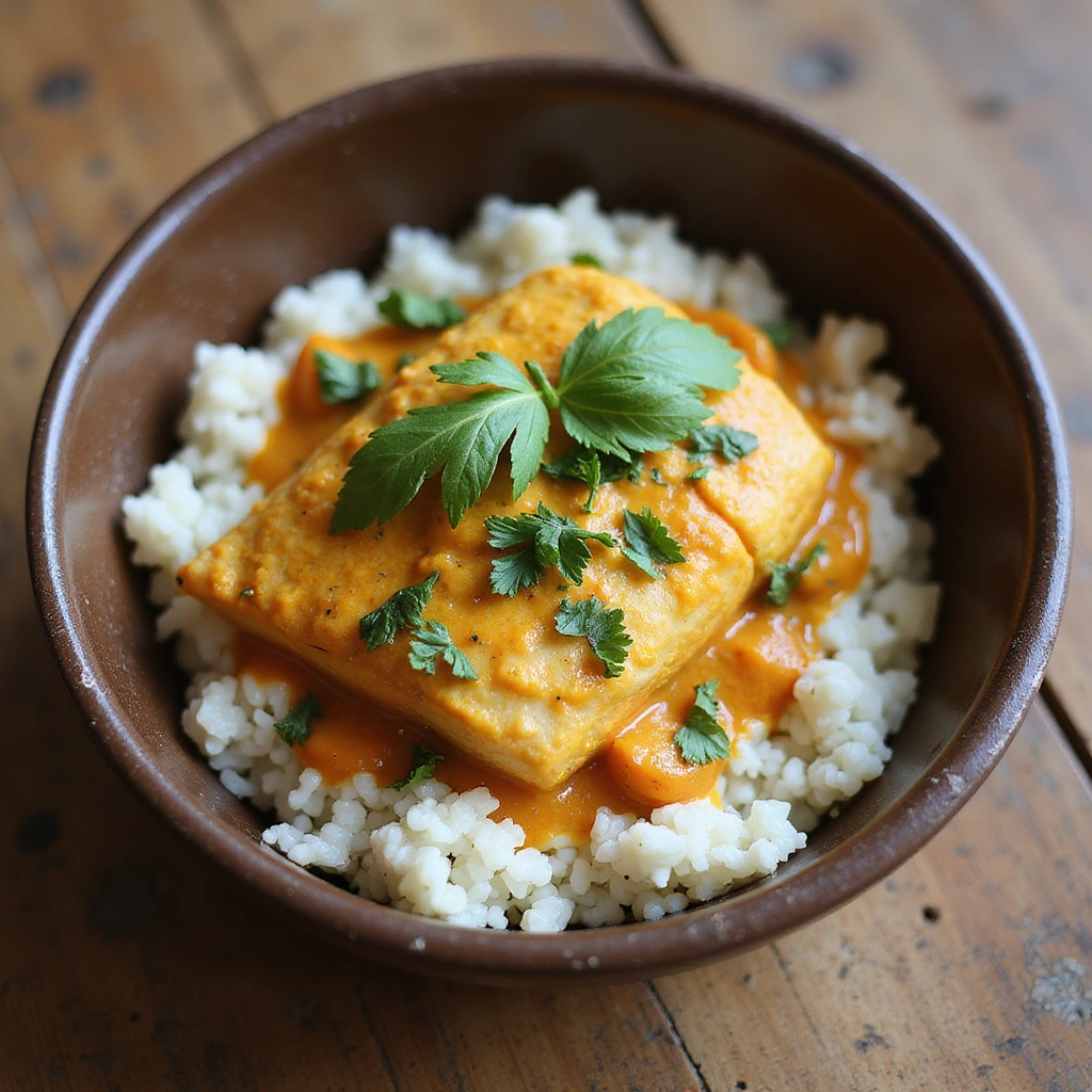 Coconut Curry Cod Fish Recipes Easy & Delicious 6 Coconut Curry Cod Fish Recipes Easy Delicious Step 6 Finish and Serve