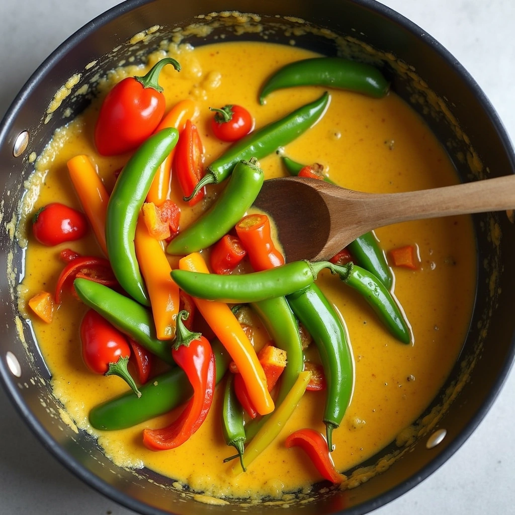 Curry Chicken Legs Recipes with Coconut Milk Rich Flavor Step 5 Incorporate Vegetables