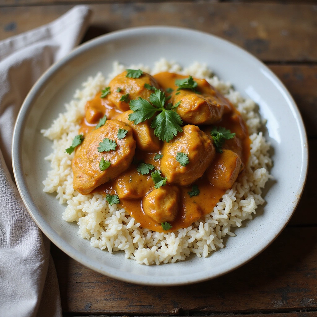 Curry Chicken and Rice Recipes for a Hearty Dinner Step 8 Serve and Garnish