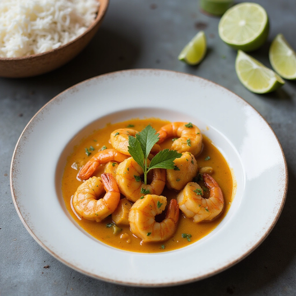 Curry Prawns Recipes with Coconut Milk Perfect Dinner 9 Curry Prawns Recipes with Coconut Milk Perfect Dinner Step 9 Serve