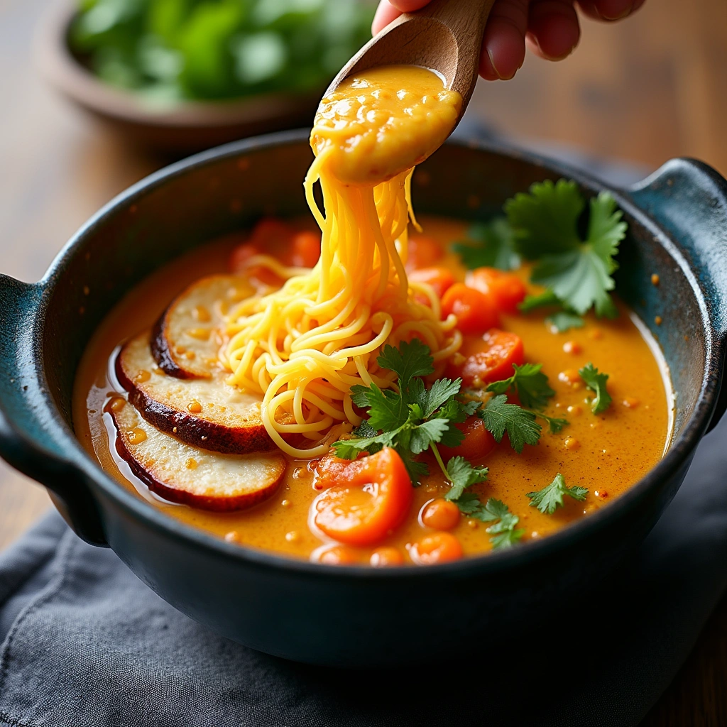 Curry Ramen Noodle Recipes Comfort Bowl Youll Love Step 6 Add Vegetables and Protein