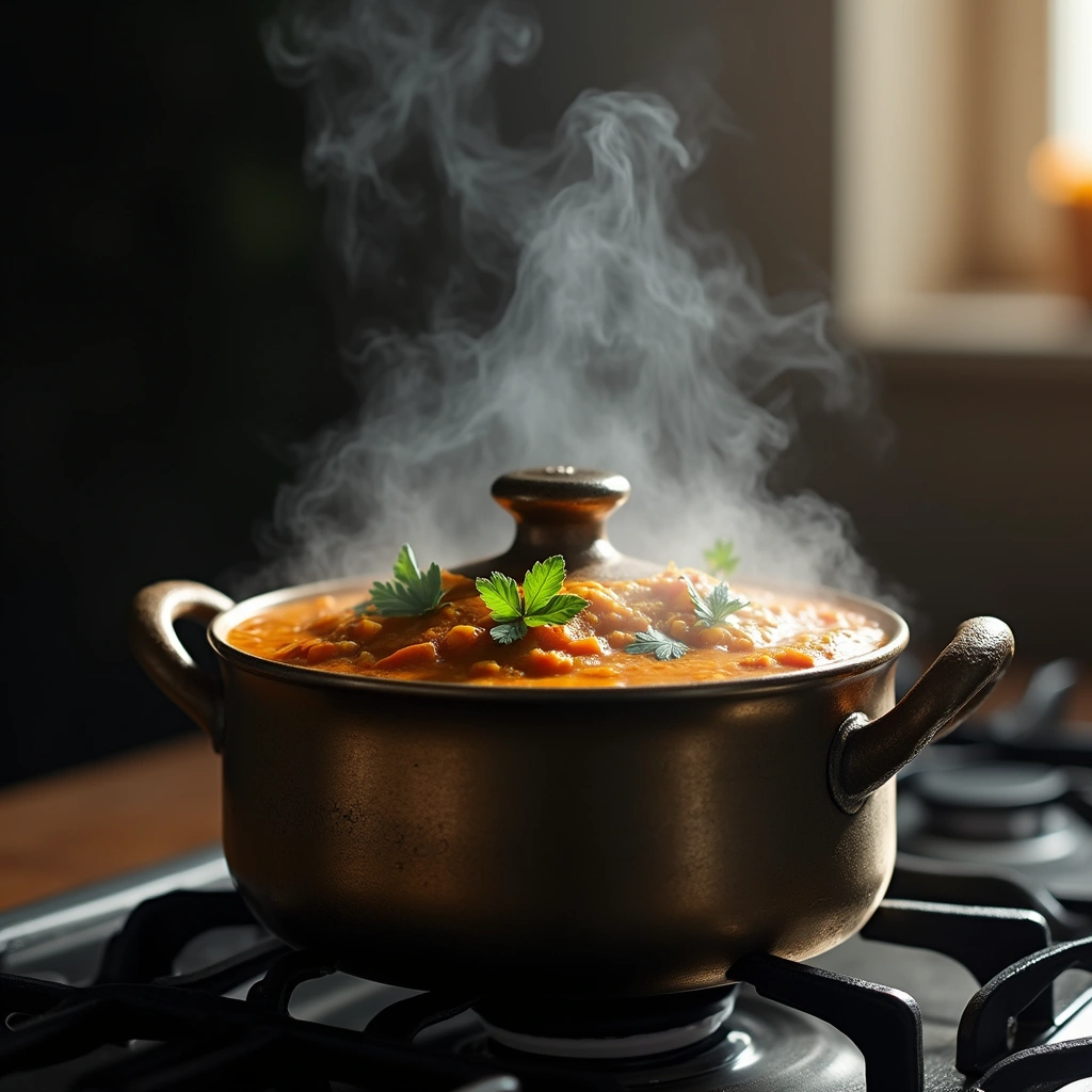 Eggplant Curry Recipes with Coconut Milk Rich Creamy Step 8 Simmer the Curry