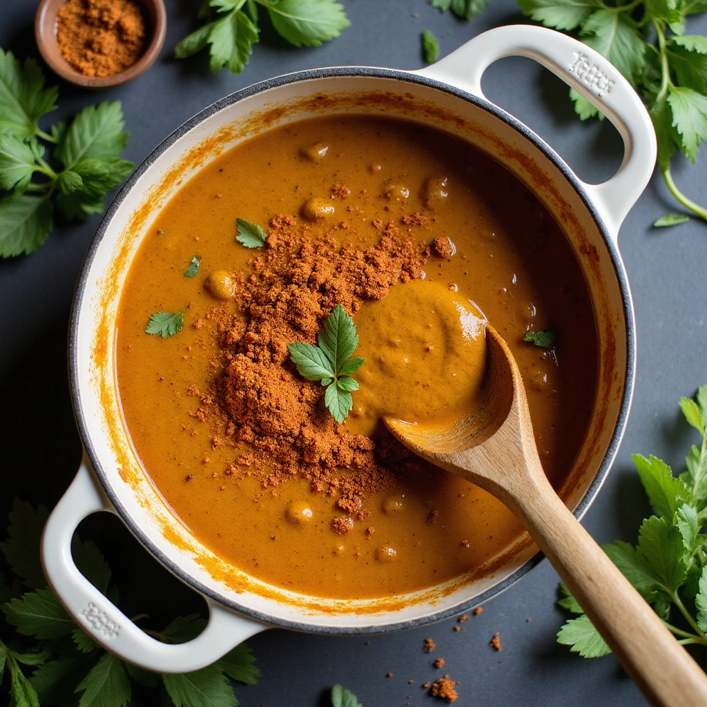 Eggplant Curry Recipes with Coconut Milk Rich Creamy Step 9 Add Garam Masala and Adjust Seasoning