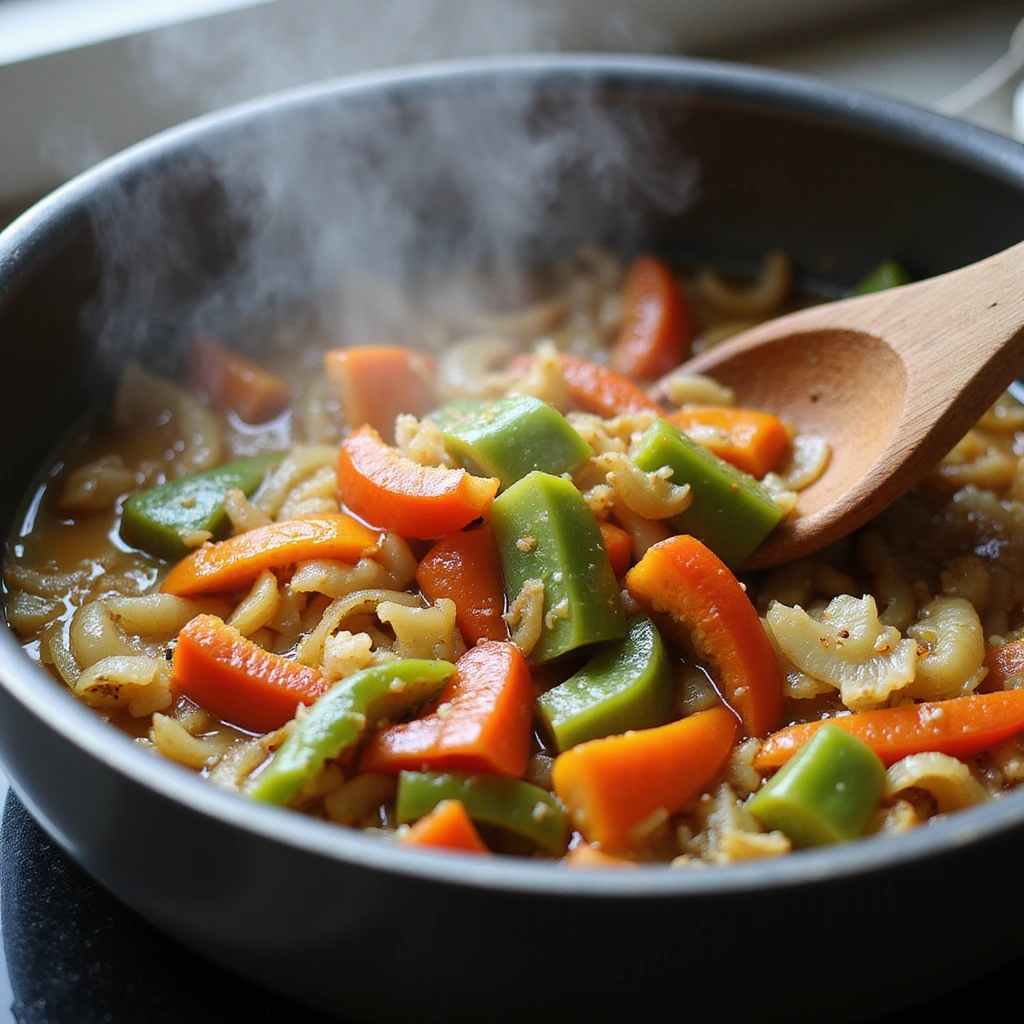 Golden Curry Sauce Mix Recipes for Quick Meals 3 Golden Curry Sauce Mix Recipes for Quick Meals Step 3 Saut the Vegetables