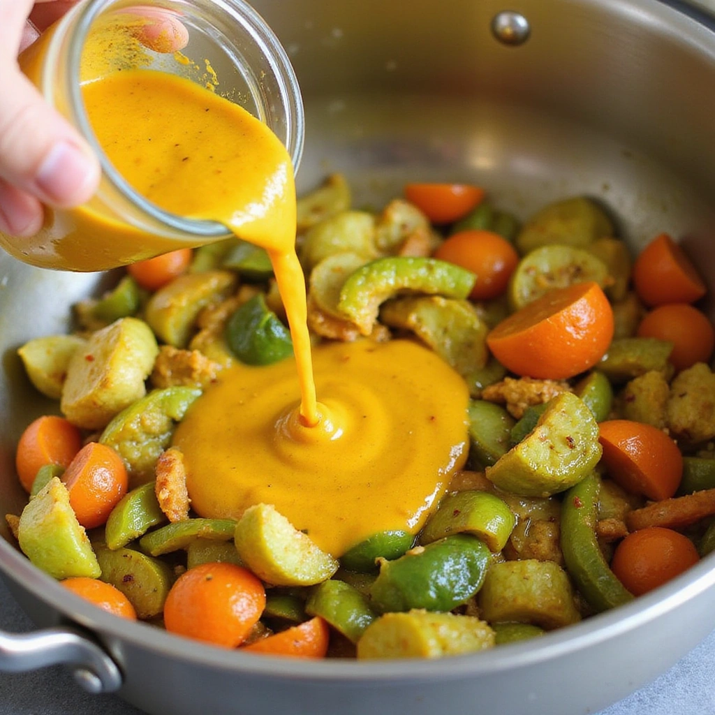 Golden Curry Sauce Mix Recipes for Quick Meals 5 Golden Curry Sauce Mix Recipes for Quick Meals Step 5 Incorporate the Curry Sauce Mix