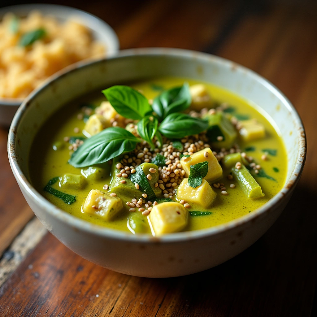 Green Curry Recipes Vegetarian Flavorful Comforting Step 8 Simmer and Serve