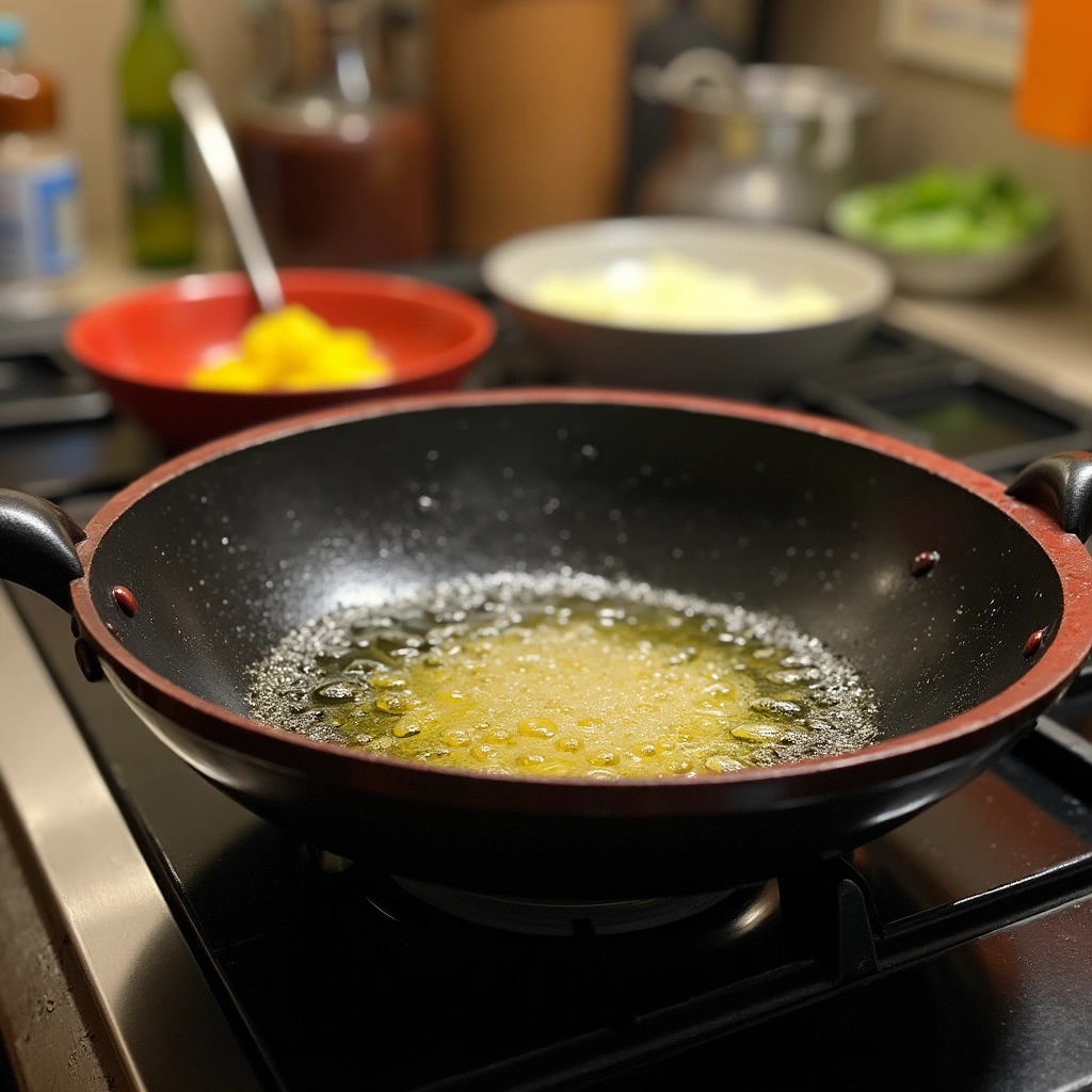 Green Curry Shrimp Recipes Aromatic and Delicious Step 2 Heat the Wok