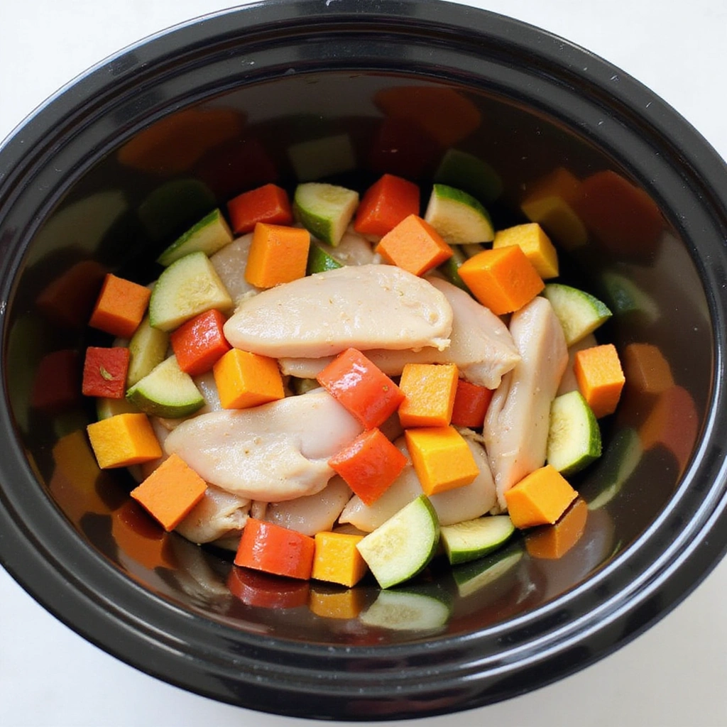 Green Curry Slow Cooker Recipes You’ll Make Again 6 Green Curry Slow Cooker Recipes Youll Make Again Step 6 Add Vegetables