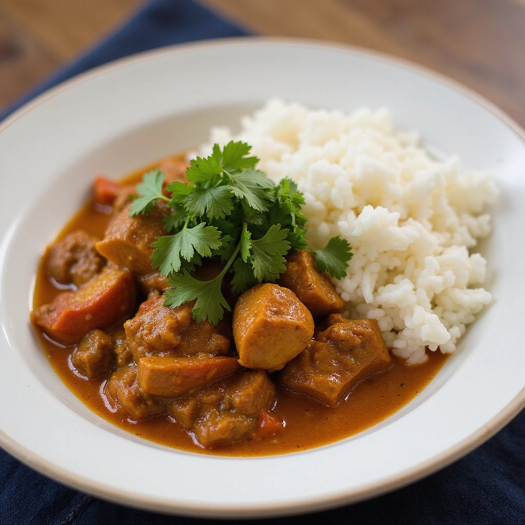 Ground Beef Curry Recipes Quick and Savory 8 Ground Beef Curry Recipes Quick and Savory Step 8 Garnish and Serve