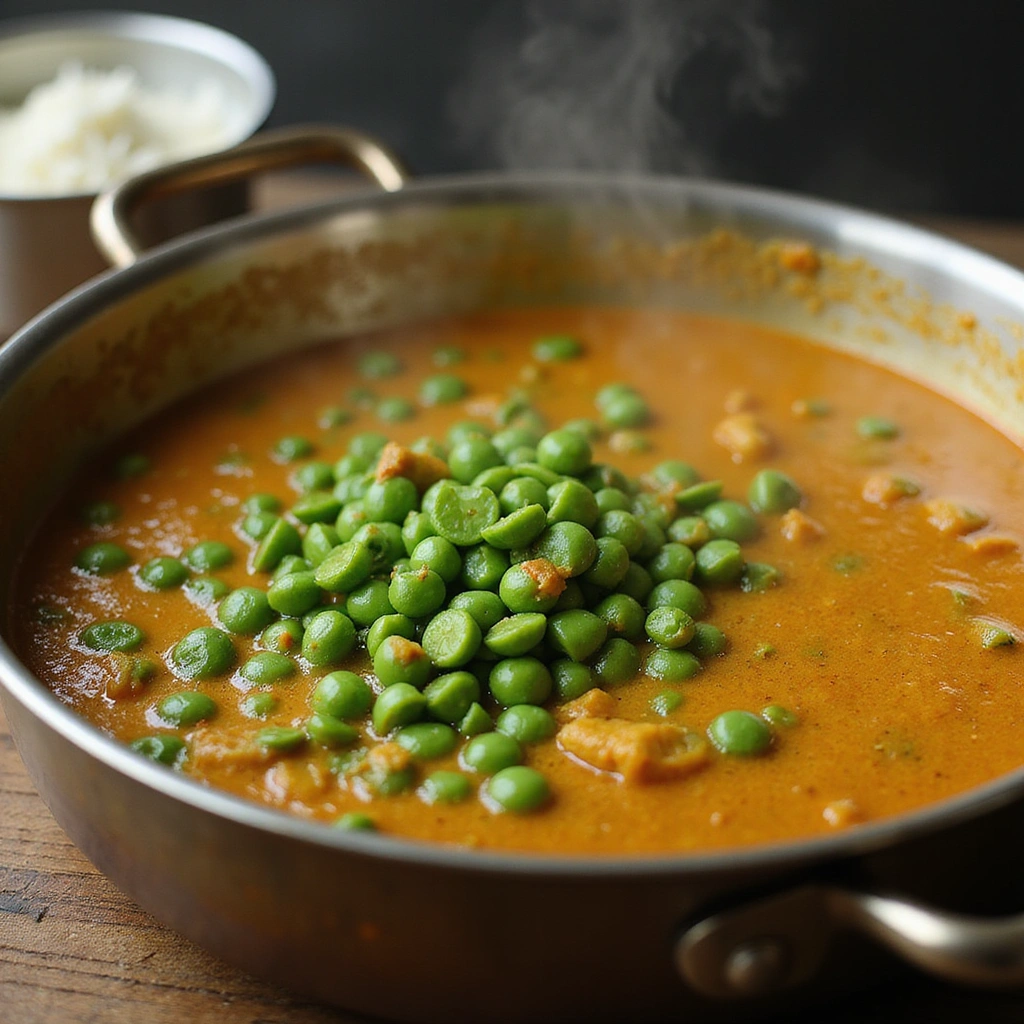 Lamb Curry Recipes South Africa Traditional Flavorful Step 7 Add Peas and Final Seasoning