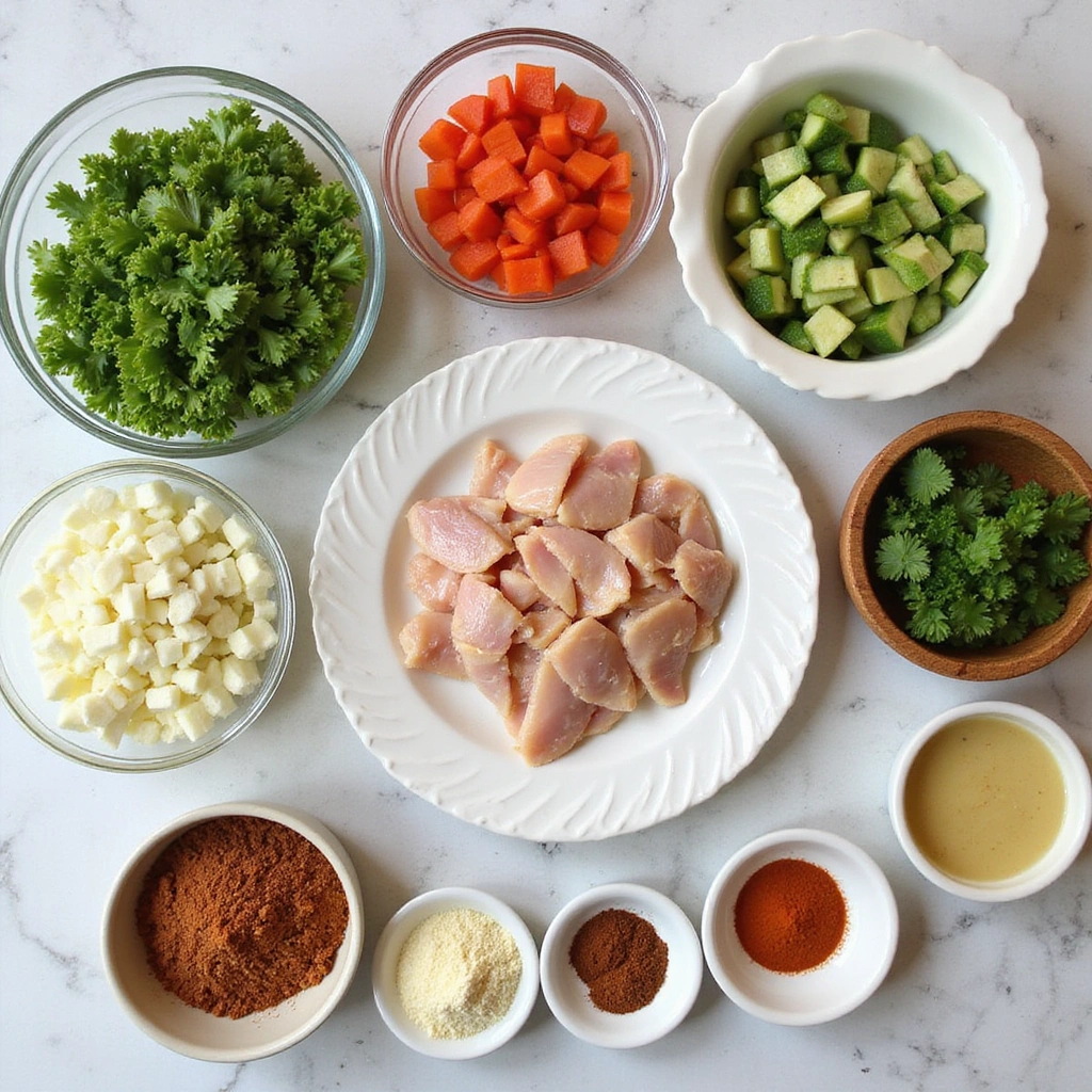 Quick Chicken Curry Instant Pot Recipes Packed with Flavor Step 1 Prepare Ingredients