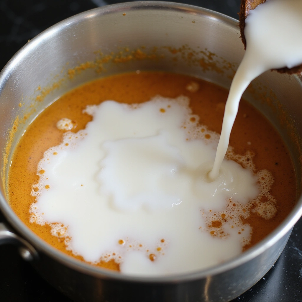 Seafood Curry Recipes with Coconut Milk Restaurant-Style 5 Seafood Curry Recipes with Coconut Milk Restaurant Style Step 5 Add Coconut Milk