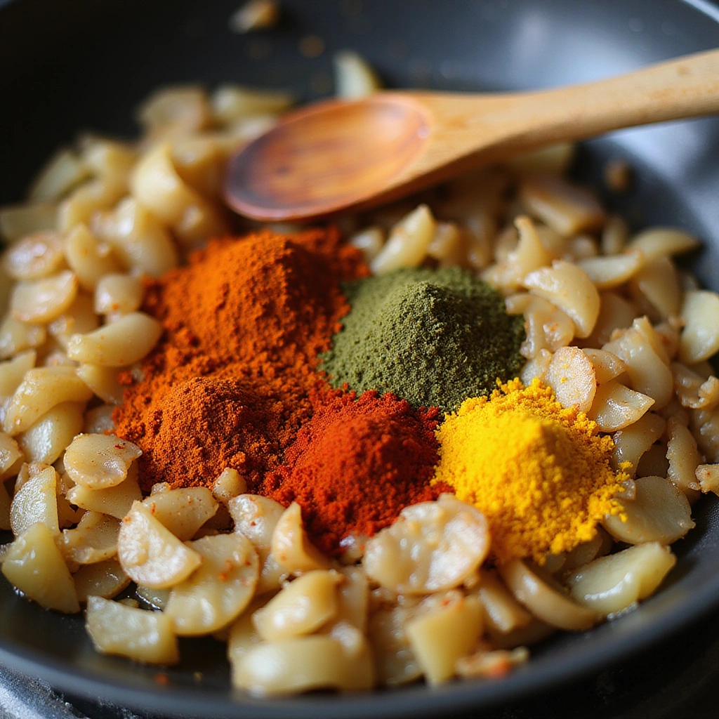 Slow Cooker Lamb Curry Recipes Perfect for Family Dinner 4 Slow Cooker Lamb Curry Recipes Perfect for Family Dinner Step 4 Add Spices