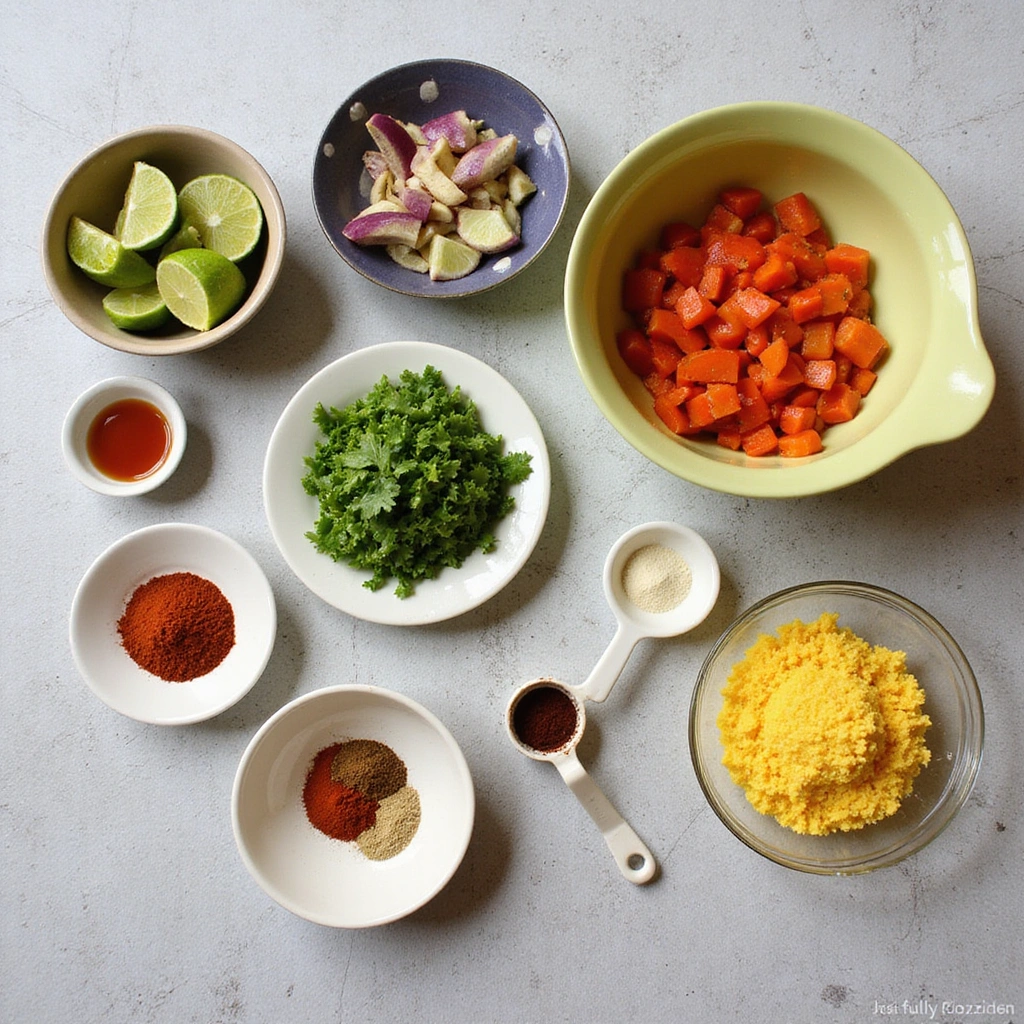 Sri Lankan Vegetable Curry Recipes Fragrant Nutritious Step 1 Prepare Ingredients