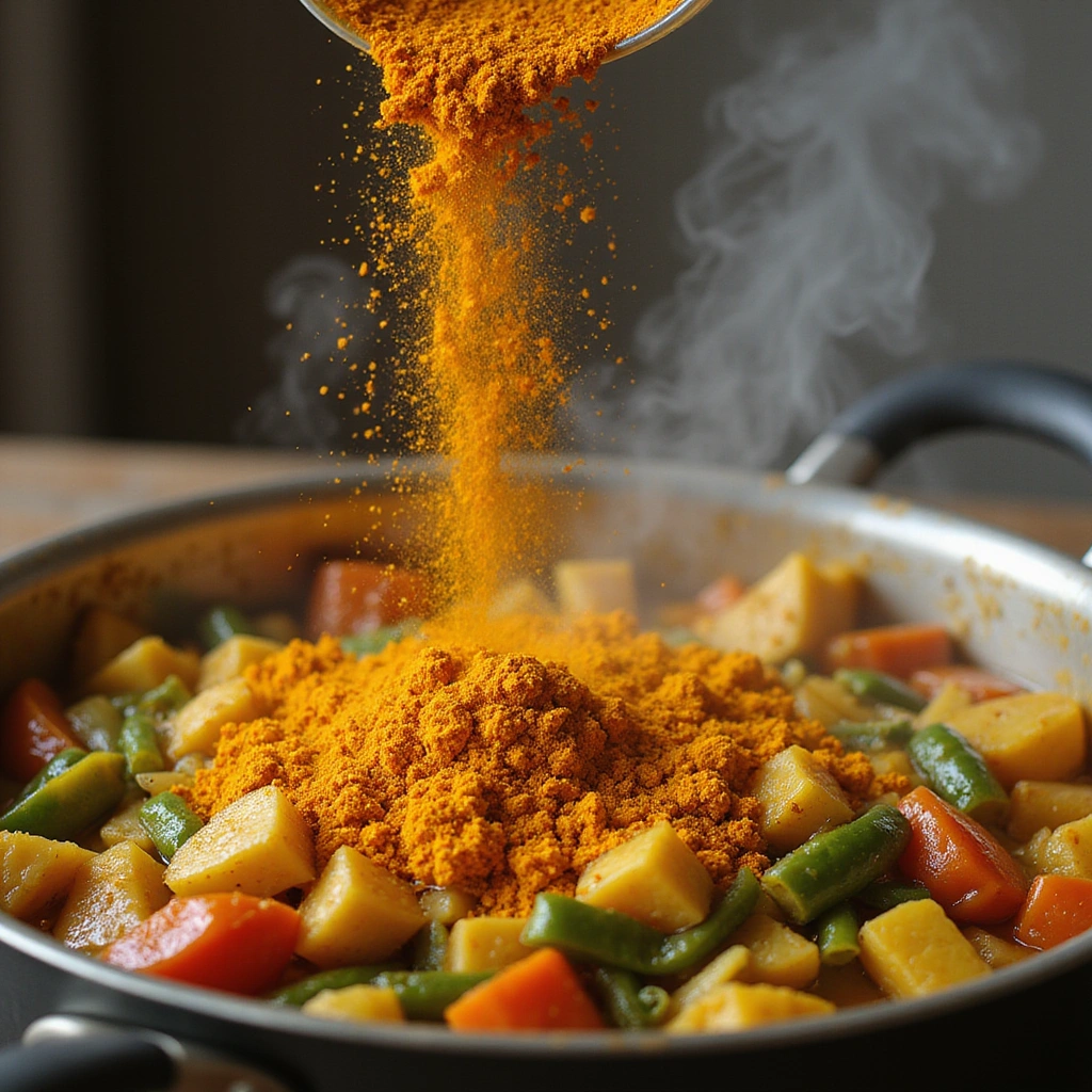 Sri Lankan Vegetable Curry Recipes Fragrant Nutritious Step 5 Bloom the Spices