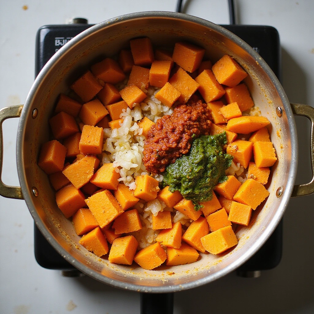 Sweet Potato Curry Recipes Creamy Healthy Comfort Step 4 Incorporate the Sweet Potatoes