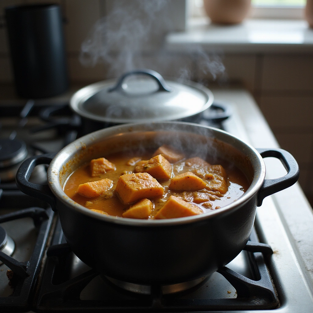 Sweet Potato Curry Recipes Creamy Healthy Comfort Step 6 Simmer the Curry