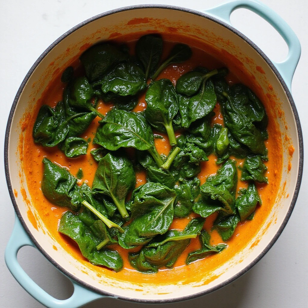 Sweet Potato Curry Recipes Creamy Healthy Comfort Step 7 Add Spinach