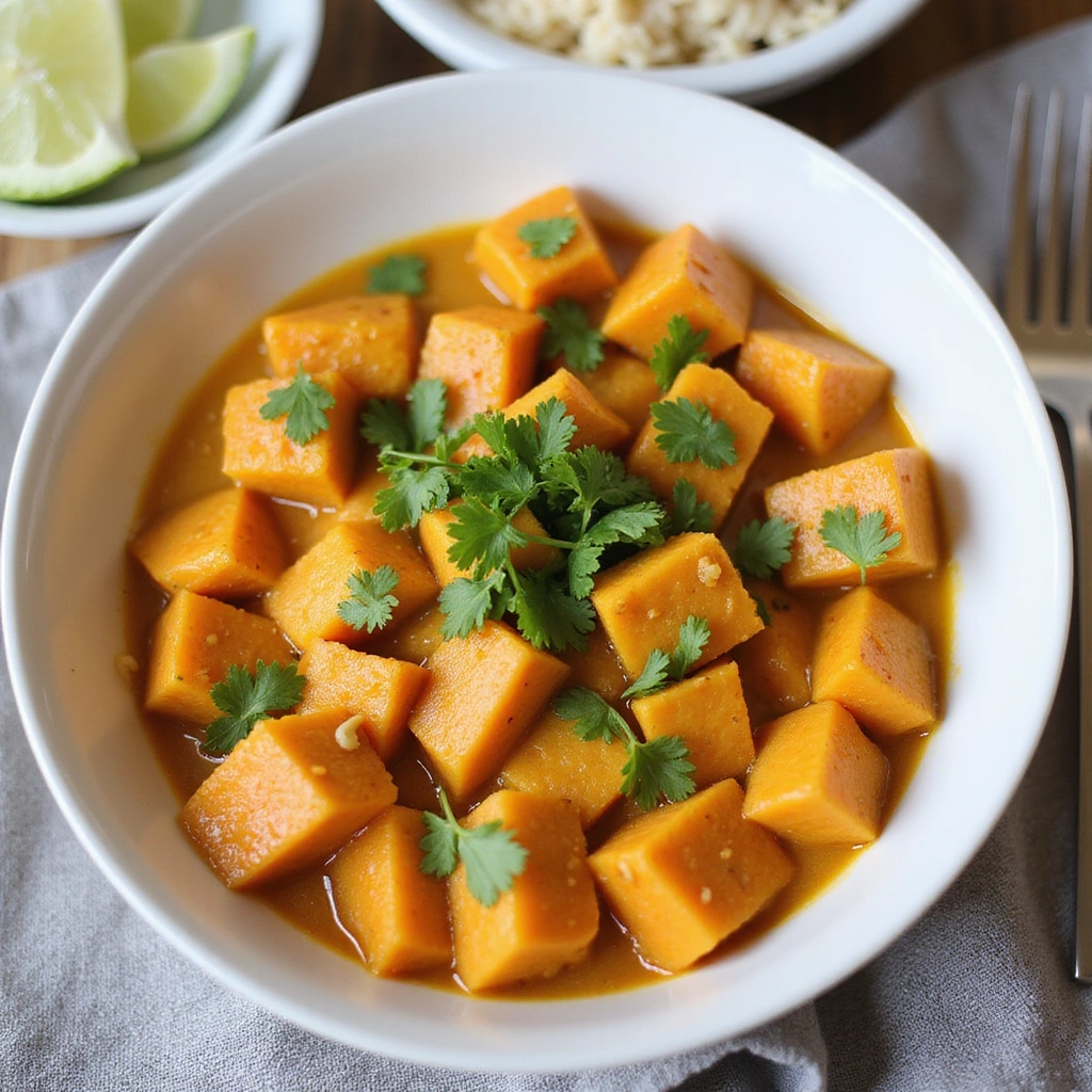 Sweet Potato Curry Recipes Creamy Healthy Comfort Step 8 Season and Serve