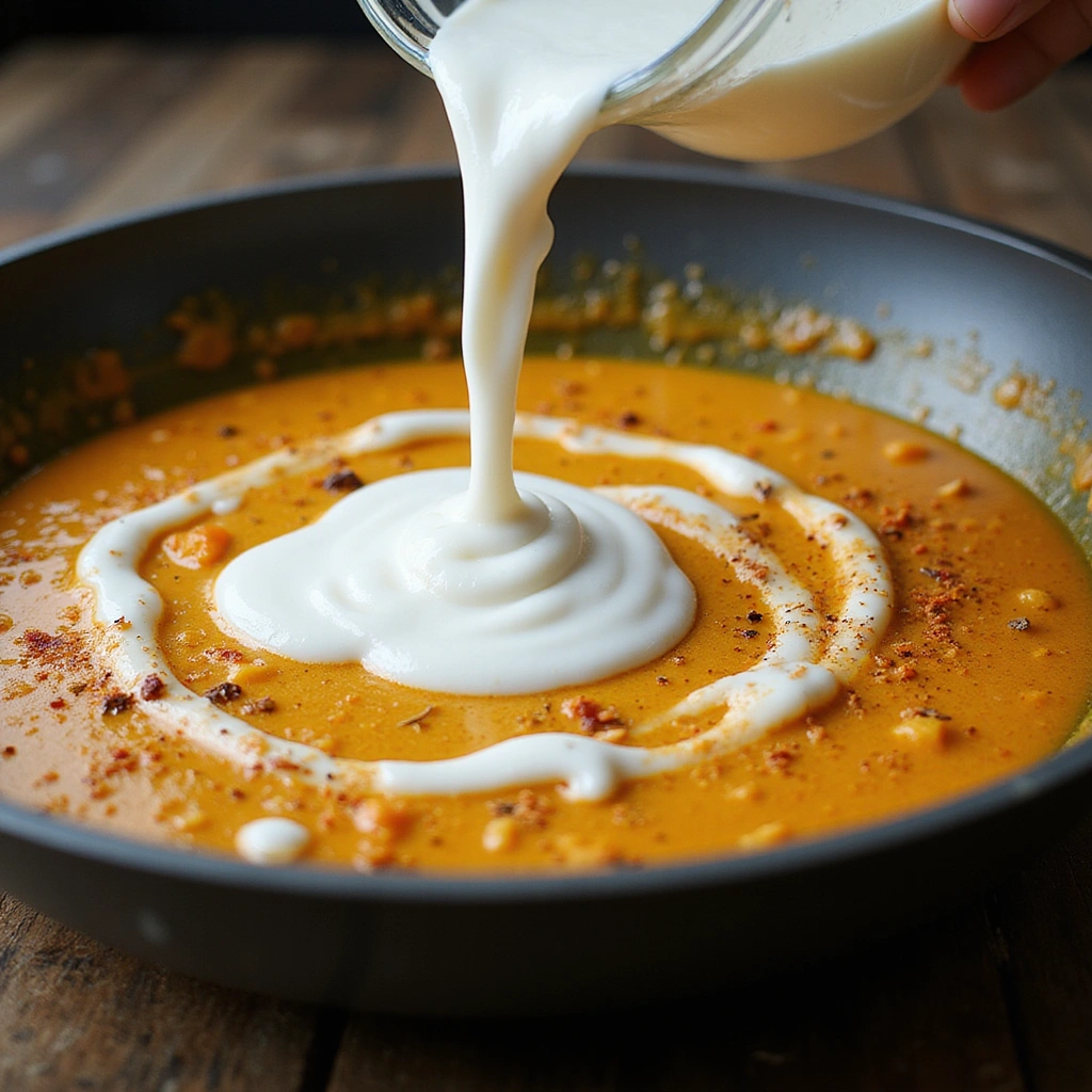 Tamil Nadu Fish Curry Recipes Traditional Spicy Step 6 Add Coconut Milk