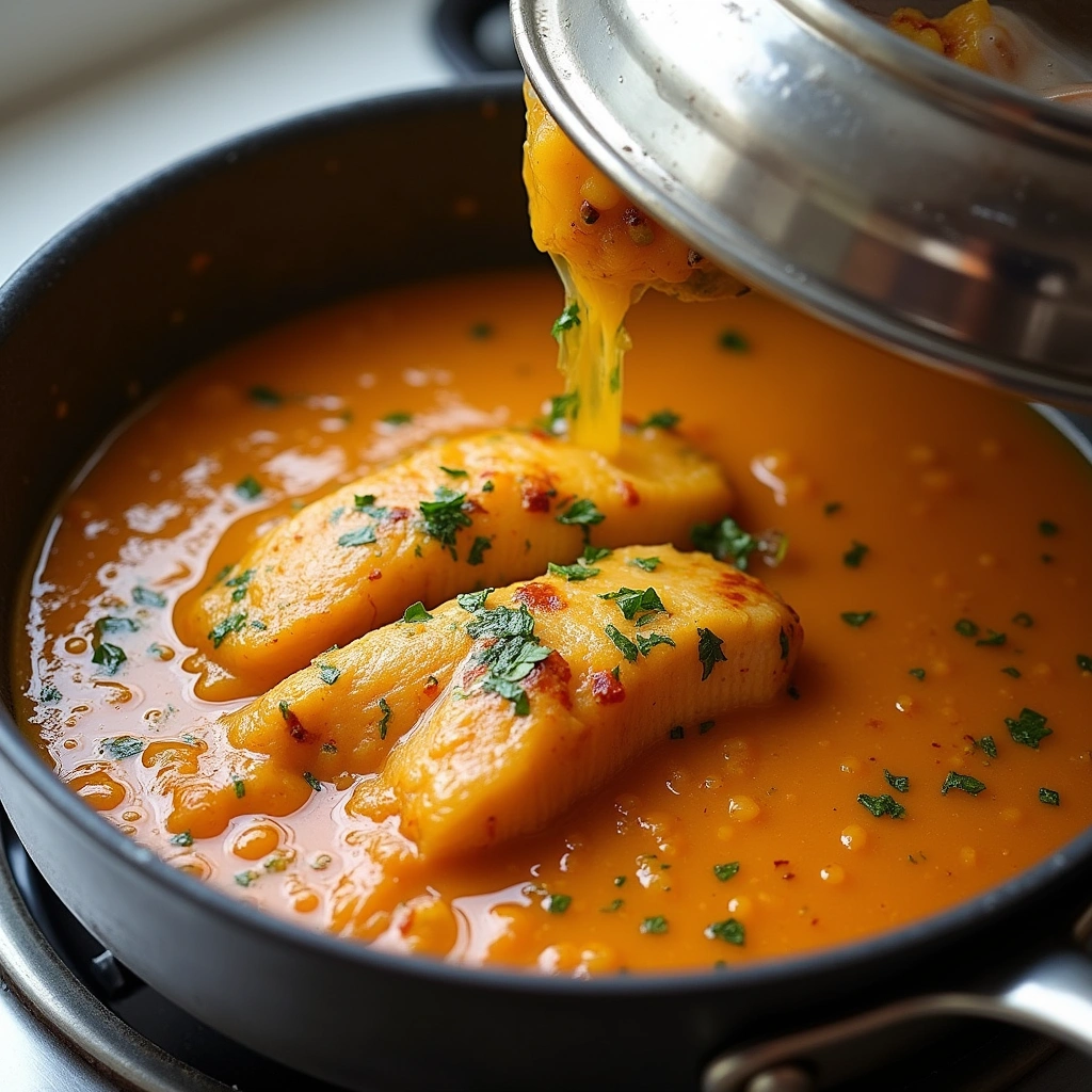 Tamil Nadu Fish Curry Recipes Traditional Spicy Step 7 Add Marinated Fish