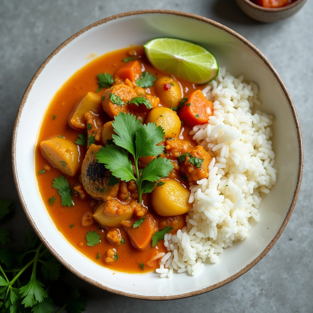 Vegetable Coconut Curry Recipes Nutritious & Delicious 9 Vegetable Coconut Curry Recipes Nutritious Delicious Step 9 Serve the Curry