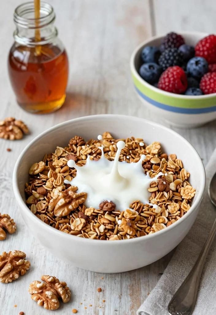 10 Crockpot Dessert Recipes for Easy Set and Forget Sweets 8. Maple Walnut Granola 0