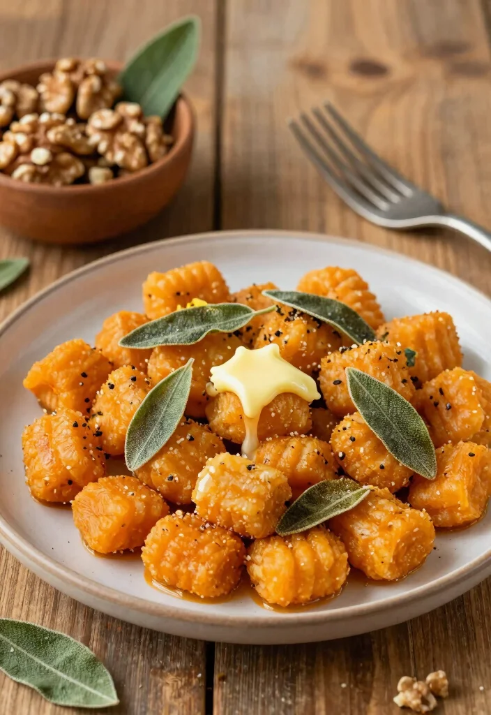 10 Healthy Gnocchi Recipes for Comfort Without the Guilt 12 10 Healthy Gnocchi Recipes for Comfort Without the Guilt 2. Sweet Potato Gnocchi with Sage Butter 0