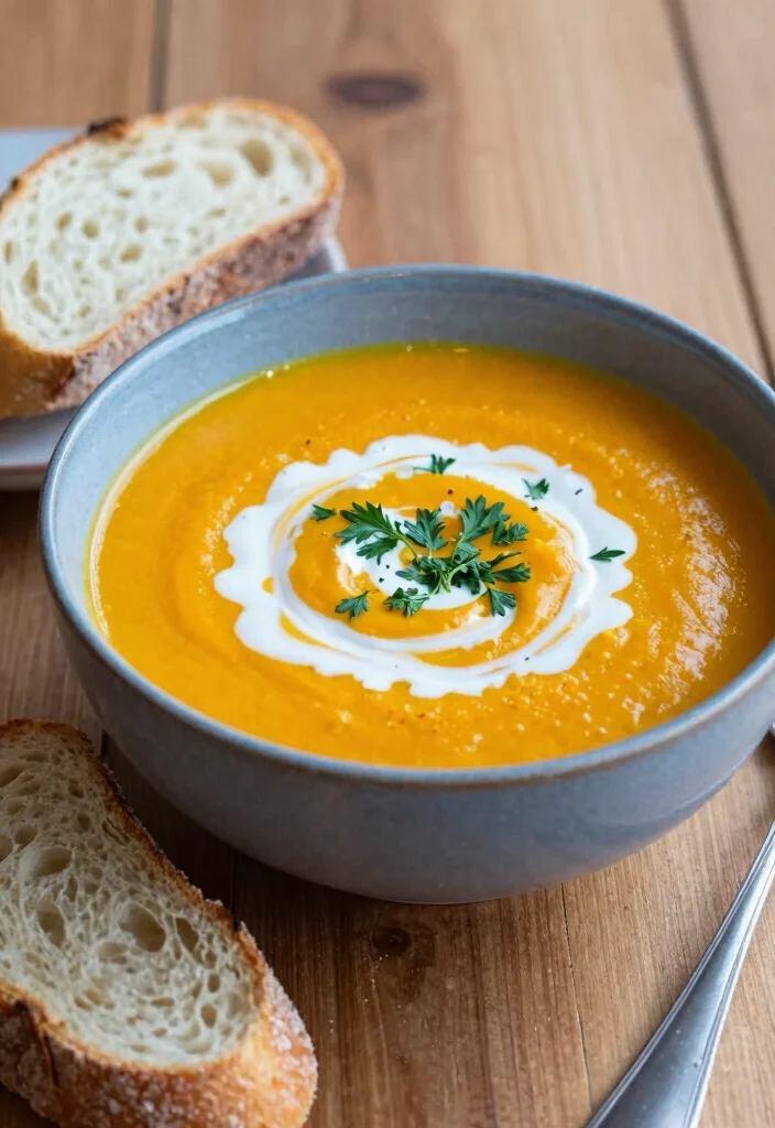10 Healthy Pumpkin Recipes for Cozy Nutritious Meals 34 10 Healthy Pumpkin Recipes for Cozy Nutritious Meals 4. Savory Pumpkin Soup 0