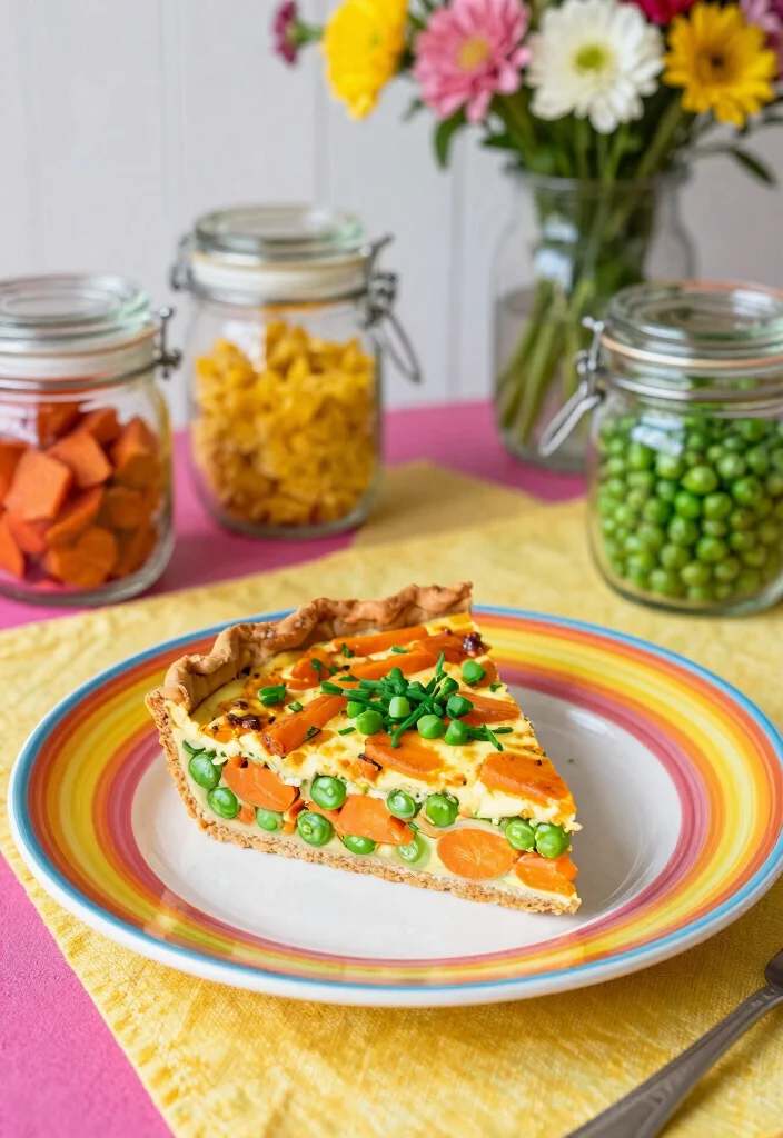 10 Healthy Quiche Recipes for Light Savory Meals 10. Carrot and Pea Quiche 0