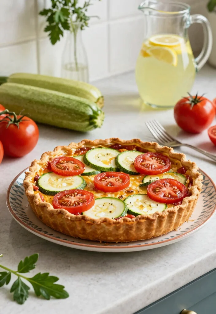 10 Healthy Quiche Recipes for Light Savory Meals 2. Zucchini and Tomato Quiche 0