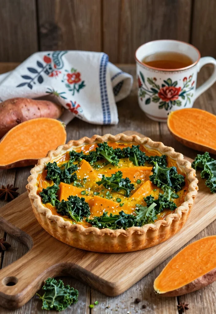 10 Healthy Quiche Recipes for Light Savory Meals 5. Sweet Potato and Kale Quiche 0