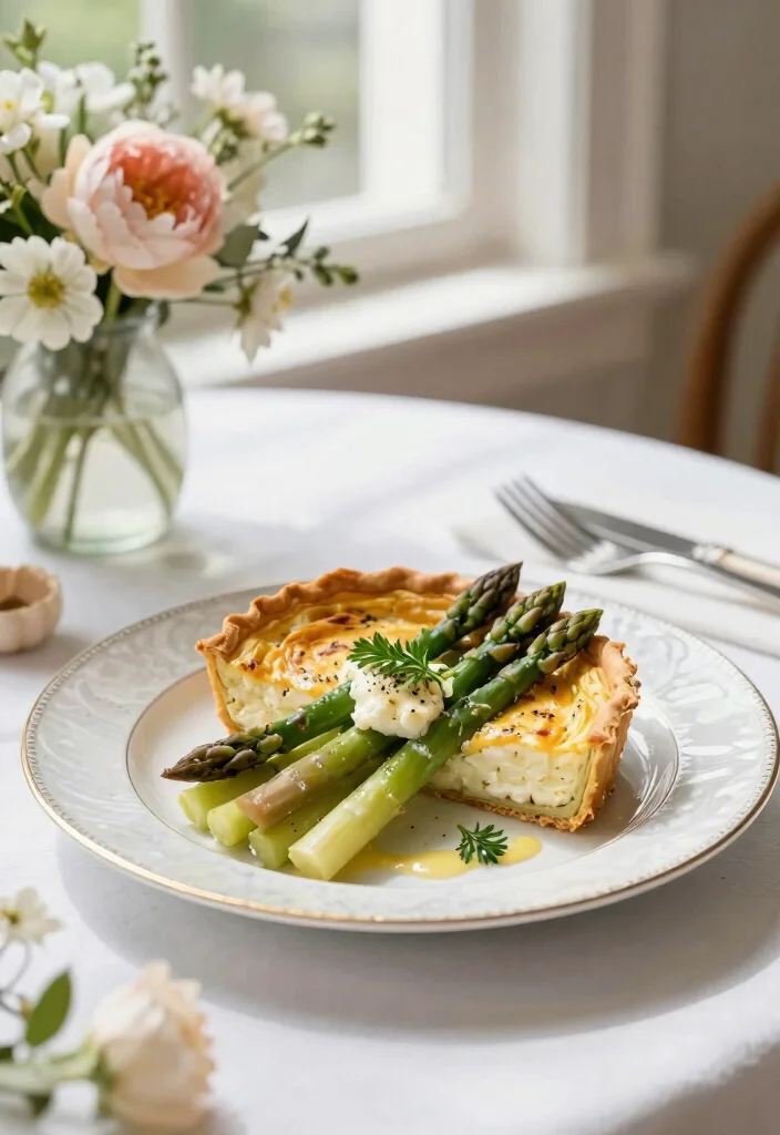 10 Healthy Quiche Recipes for Light Savory Meals 6. Asparagus and Goat Cheese Quiche 0