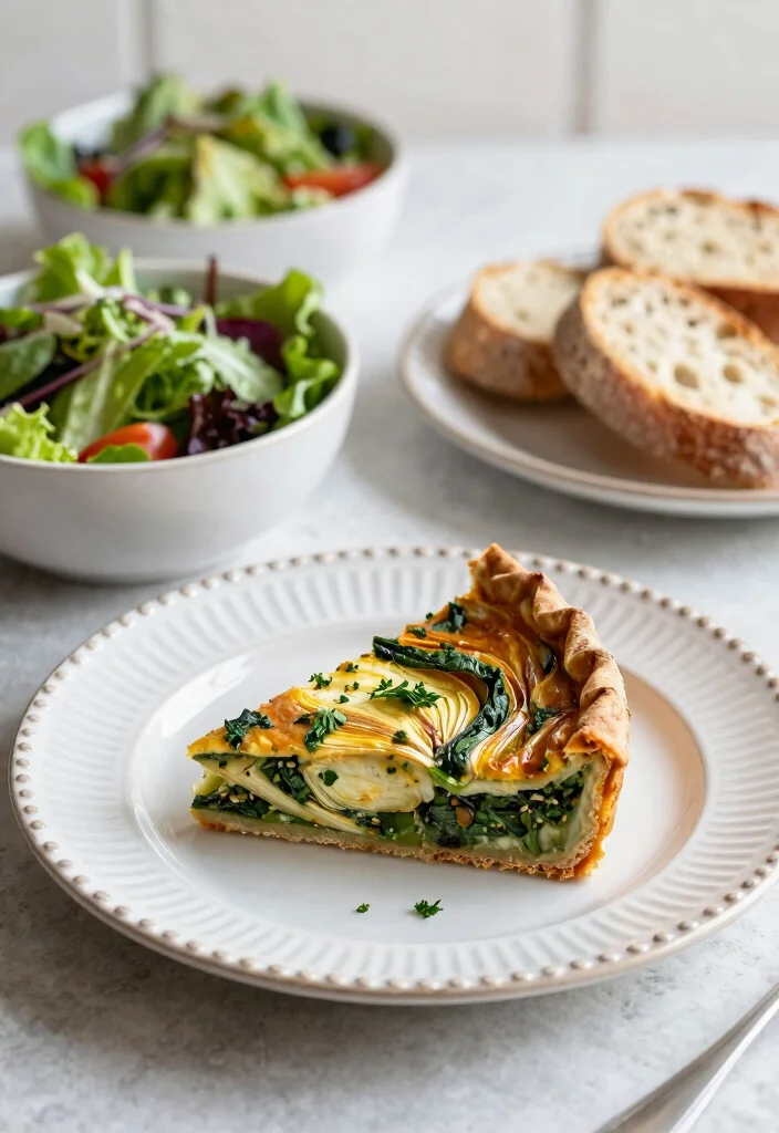 10 Healthy Quiche Recipes for Light Savory Meals 9. Artichoke and Spinach Quiche 0