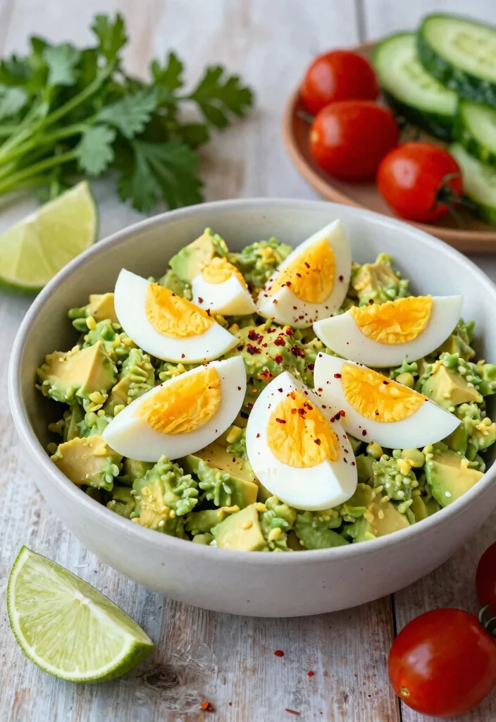 10 Keto Egg Recipes for Simple Any Time Meals 3. Spicy Avocado and Egg Salad 0