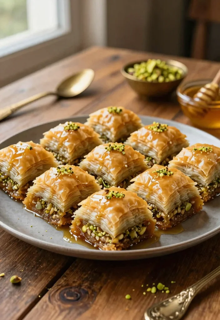 10 Phyllo Dough Dessert Recipes with Crisp Flaky Layers 1. Classic Baklava 0