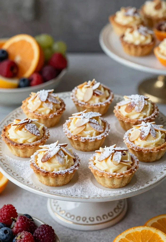 10 Phyllo Dough Dessert Recipes with Crisp Flaky Layers 10. Almond Cream Phyllo Tarts 0