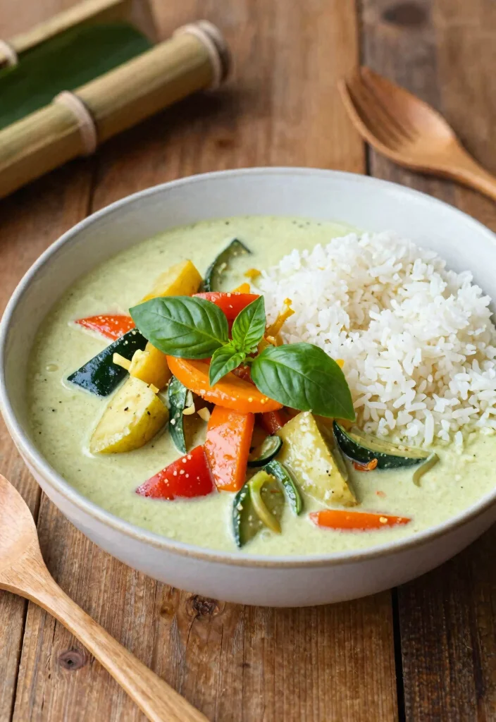 10 Romantic Dinner Recipes for a Cozy Night In 5. Vegetable Thai Green Curry 0