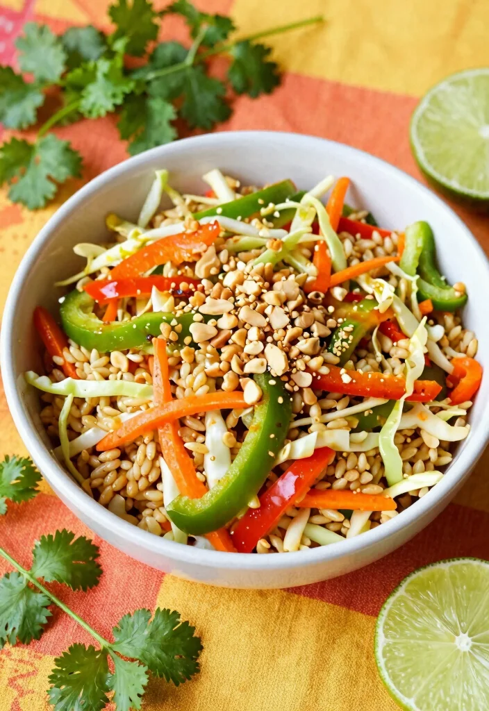 10 Vegan Orzo Recipes for Easy Mediterranean Style Meals 78 10 Vegan Orzo Recipes for Easy Mediterranean Style Meals 8. Thai Peanut Orzo Salad 0