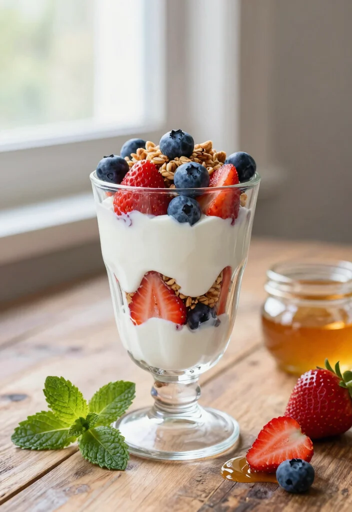 10 Yogurt Dessert Recipes for Light Creamy Indulgence 1. Berry Bliss Yogurt Parfait 0