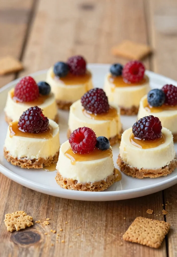 10 Yogurt Dessert Recipes for Light Creamy Indulgence 10. Maple Yogurt Cheesecake Bites 0