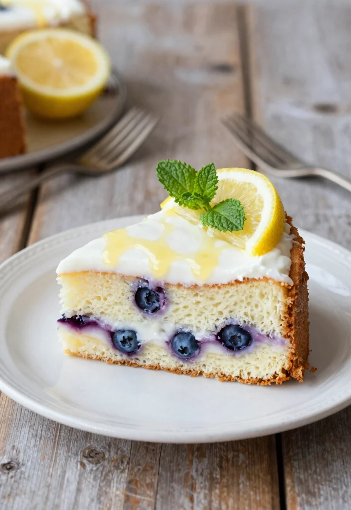 10 Yogurt Dessert Recipes for Light Creamy Indulgence 4. Lemon Blueberry Yogurt Cake 0