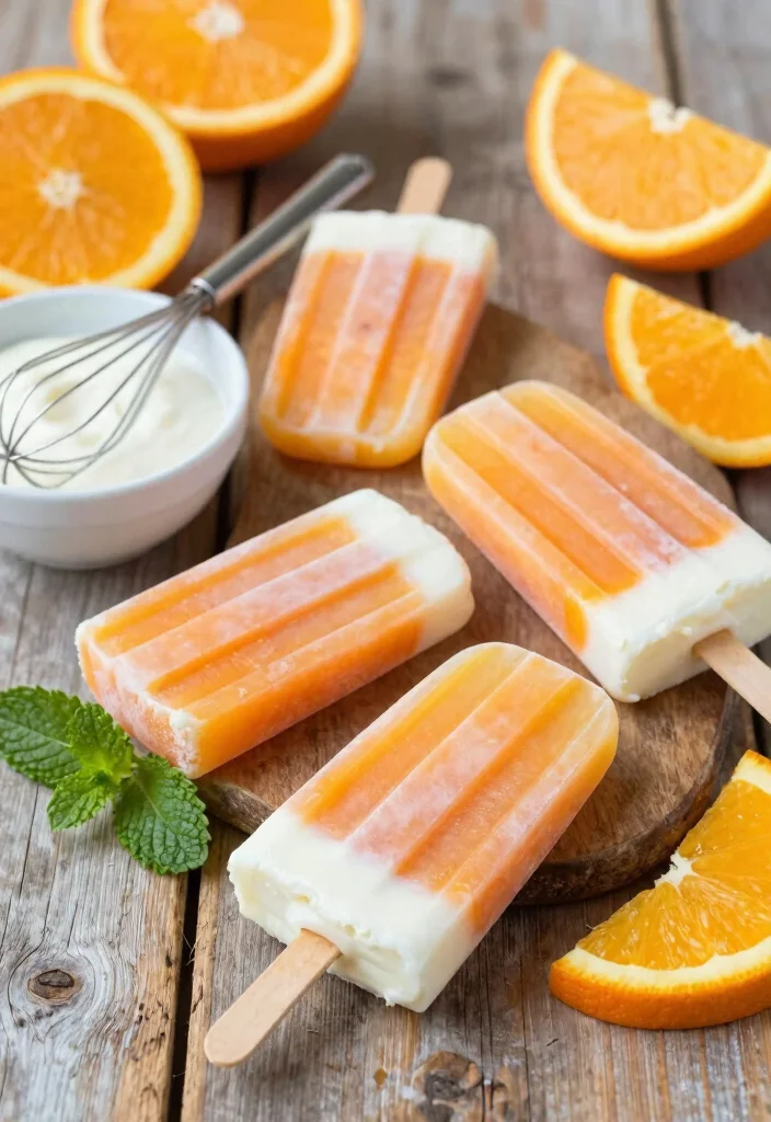 10 Yogurt Dessert Recipes for Light Creamy Indulgence 5. Orange Yogurt Popsicles 0