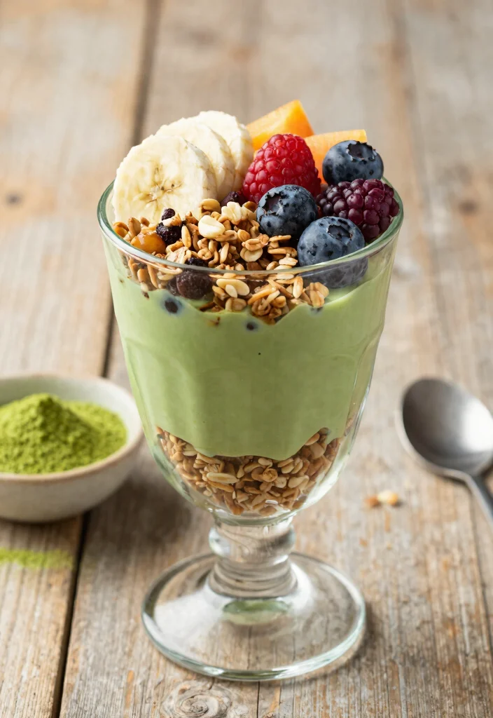 10 Yogurt Dessert Recipes for Light Creamy Indulgence 7. Matcha Green Tea Yogurt Parfait 0