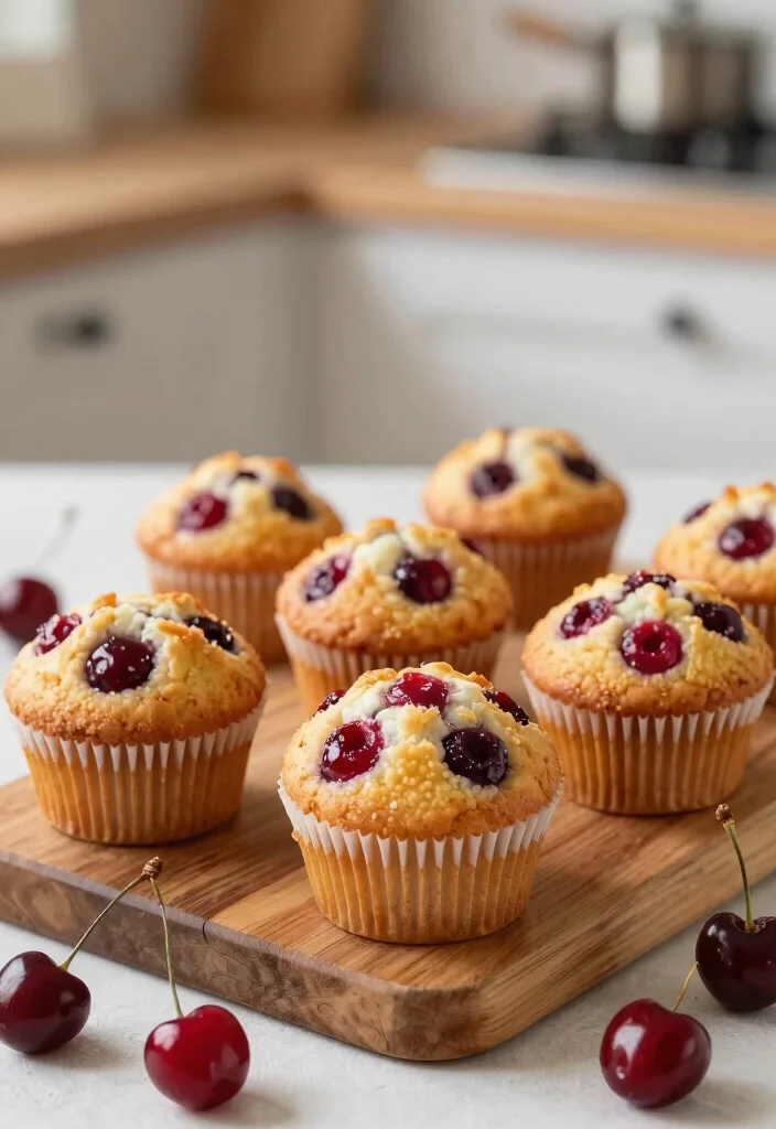 12 Cherry Dessert Recipes for Sweet and Tart Treats 56 12 Cherry Dessert Recipes for Sweet and Tart Treats 6. Healthy Cherry Muffins 0