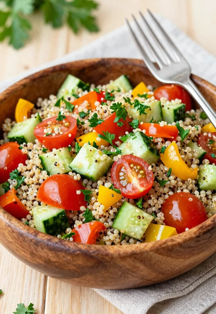 12 Clean Dinner Recipes for Fresh Simple Eating 1 12 Clean Dinner Recipes for Fresh Simple Eating 1. Colorful Quinoa Salad 0