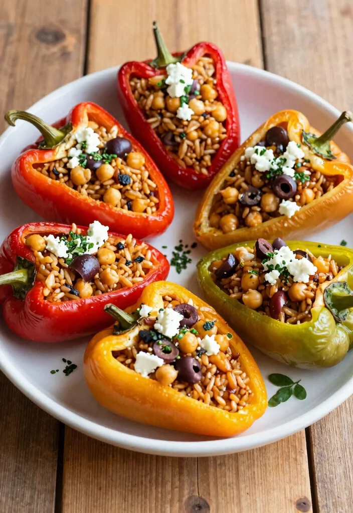 12 Clean Dinner Recipes for Fresh Simple Eating 56 12 Clean Dinner Recipes for Fresh Simple Eating 6. Mediterranean Stuffed Peppers 0