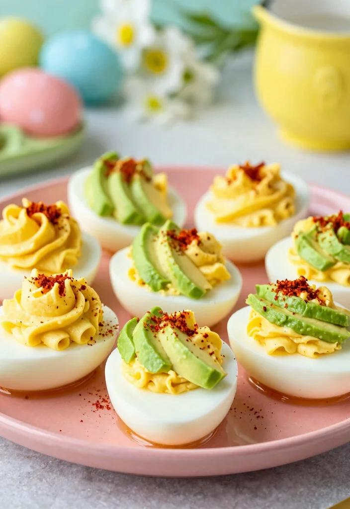 12 Easter Dinner Recipes for a Beautiful Holiday Table 89 12 Easter Dinner Recipes for a Beautiful Holiday Table 9. Deviled Eggs with a Twist 0
